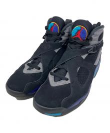NIKE（ナイキ）の古着「NIKE AIR JORDAN 8 RETRO AQUA スニーカー」｜ブラック×グレー