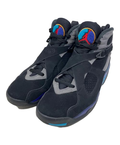 NIKE（ナイキ）NIKE (ナイキ) NIKE AIR JORDAN 8 RETRO AQUA スニーカー ブラック×グレー サイズ:27.5cmの古着・服飾アイテム