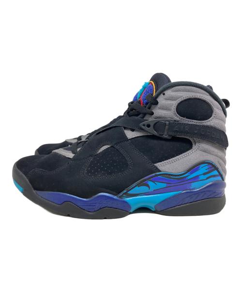 NIKE（ナイキ）NIKE (ナイキ) NIKE AIR JORDAN 8 RETRO AQUA スニーカー ブラック×グレー サイズ:27.5cmの古着・服飾アイテム