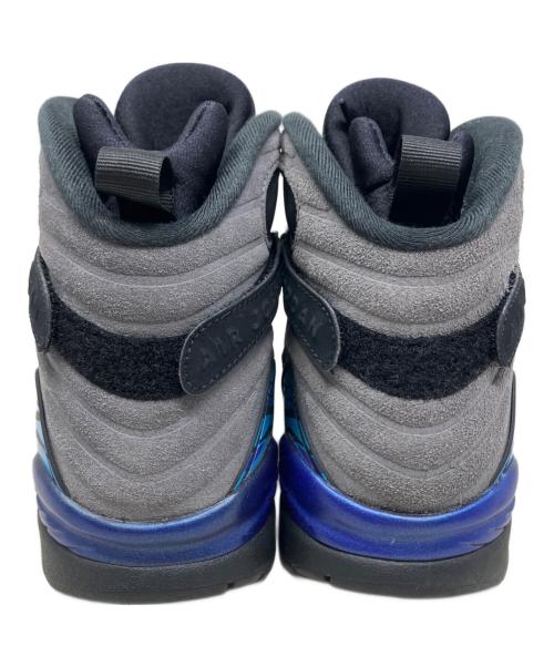 NIKE（ナイキ）NIKE (ナイキ) NIKE AIR JORDAN 8 RETRO AQUA スニーカー ブラック×グレー サイズ:27.5cmの古着・服飾アイテム