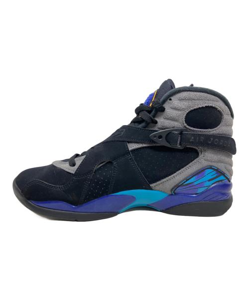 NIKE（ナイキ）NIKE (ナイキ) NIKE AIR JORDAN 8 RETRO AQUA スニーカー ブラック×グレー サイズ:27.5cmの古着・服飾アイテム