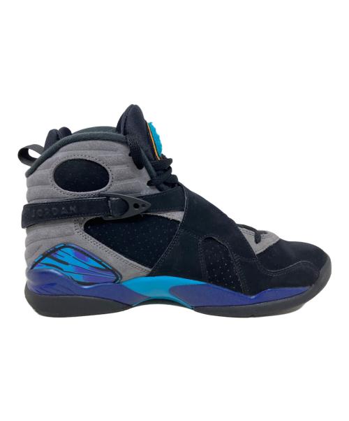 NIKE（ナイキ）NIKE (ナイキ) NIKE AIR JORDAN 8 RETRO AQUA スニーカー ブラック×グレー サイズ:27.5cmの古着・服飾アイテム