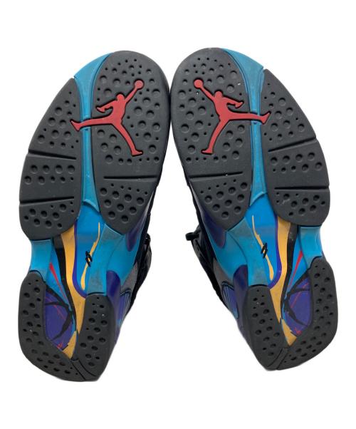 NIKE（ナイキ）NIKE (ナイキ) NIKE AIR JORDAN 8 RETRO AQUA スニーカー ブラック×グレー サイズ:27.5cmの古着・服飾アイテム
