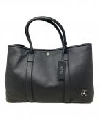 BARNEYS NEWYORK×Mercedes Benzバーニーズ・ニューヨーク×メルセデスベンツ）の古着「BARNEYS NEWYORK Mercedes Benz トートバッグ」｜ブラック