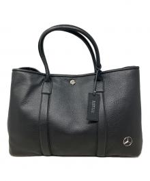 BARNEYS NEWYORK×Mercedes Benz（バーニーズ・ニューヨーク×メルセデスベンツ）の古着「BARNEYS NEWYORK Mercedes Benz トートバッグ」｜ブラック
