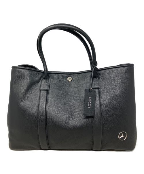 BARNEYS NEWYORK（バーニーズ・ニューヨーク）BARNEYS NEWYORK (バーニーズ・ニューヨーク) Mercedes Benz (メルセデスベンツ) BARNEYS NEWYORK Mercedes Benz トートバッグ ブラックの古着・服飾アイテム