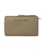 MICHAEL KORSマイケル・コース）の古着「MICHAEL KORS 2つ折り財布」｜ベージュ