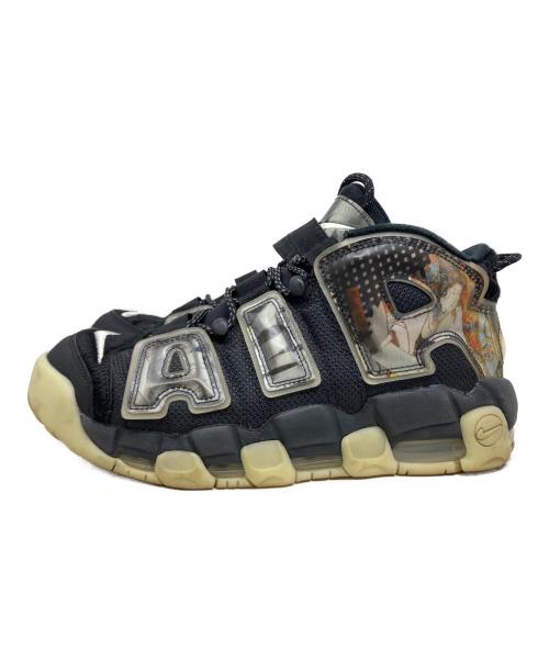 NIKE（ナイキ）NIKE (ナイキ) NIKE AIR MORE UPTEMPO 96 歌川国芳 ハイカットスニーカー ブラック サイズ:28.5cmの古着・服飾アイテム