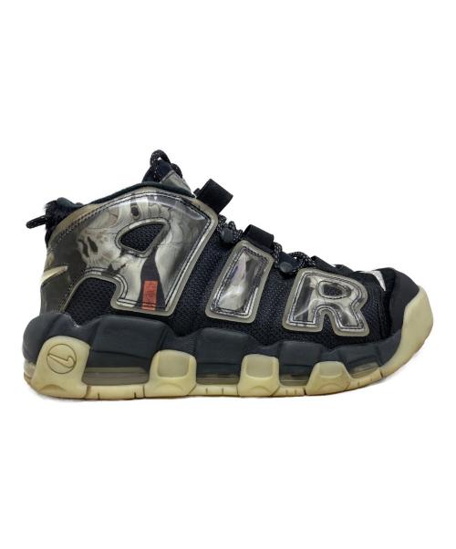 NIKE（ナイキ）NIKE (ナイキ) NIKE AIR MORE UPTEMPO 96 歌川国芳 ハイカットスニーカー ブラック サイズ:28.5cmの古着・服飾アイテム