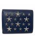JIMMY CHOO (ジミーチュウ) JIMMY CHOO コンパクトウォレット ネイビー：10000円