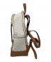 MICHAEL KORS (マイケル・コース) MICHAEL KORS リュック ホワイト×ブラウン：13000円