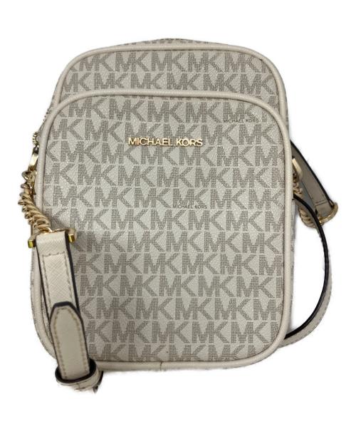 MICHAEL KORS（マイケルコース）MICHAEL KORS (マイケル・コース) MICHAEL KORS ショルダーバッグ ホワイトの古着・服飾アイテム