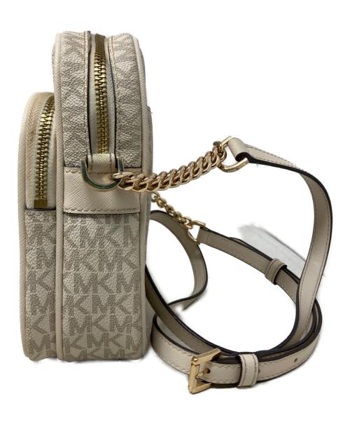 MICHAEL KORS（マイケルコース）MICHAEL KORS (マイケル・コース) MICHAEL KORS ショルダーバッグ ホワイトの古着・服飾アイテム