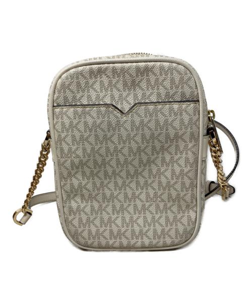 MICHAEL KORS（マイケルコース）MICHAEL KORS (マイケル・コース) MICHAEL KORS ショルダーバッグ ホワイトの古着・服飾アイテム