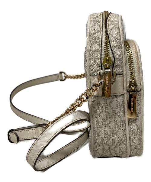 MICHAEL KORS（マイケルコース）MICHAEL KORS (マイケル・コース) MICHAEL KORS ショルダーバッグ ホワイトの古着・服飾アイテム