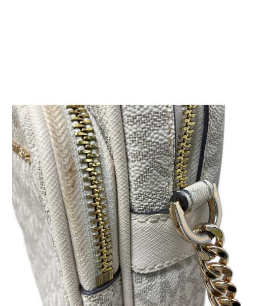 MICHAEL KORS（マイケルコース）MICHAEL KORS (マイケル・コース) MICHAEL KORS ショルダーバッグ ホワイトの古着・服飾アイテム