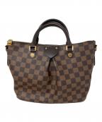 LOUIS VUITTONルイ ヴィトン）の古着「LOUIS VUITTON ダミエ・エベヌ シエナMM ハンドバッグ」｜ブラウン