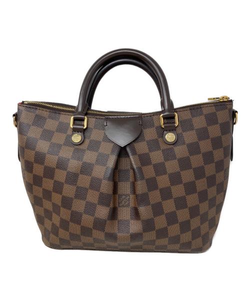 LOUIS VUITTON（ルイ ヴィトン）LOUIS VUITTON (ルイ ヴィトン) LOUIS VUITTON ダミエ・エベヌ シエナMM ハンドバッグ ブラウンの古着・服飾アイテム
