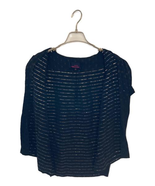 tricot COMME des GARCONS（トリココムデギャルソン）tricot COMME des GARCONS (トリココムデギャルソン) tricot COMME des GARCONS 半袖シャツ ブラック×シルバー サイズ:Mの古着・服飾アイテム