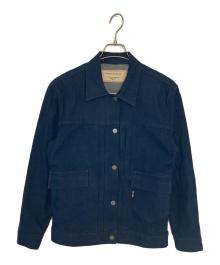 maison kitsune（メゾンキツネ）の古着「MAISON KITSUNE デニムジャケット」｜インディゴ