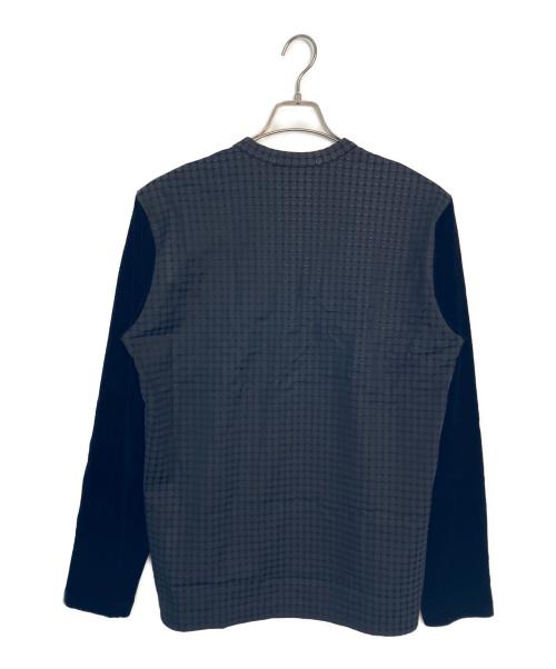 JUNYA WATANABE（ジュンヤワタナベ）JUNYA WATANABE (ジュンヤワタナベ) JUNYA WATANABE 長袖カットソー ブラック×グレー サイズ:Ｍの古着・服飾アイテム