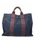 HERMES（エルメス）の古着「HERMES フールトゥMM トートバッグ」｜ネイビー×ブラウン
