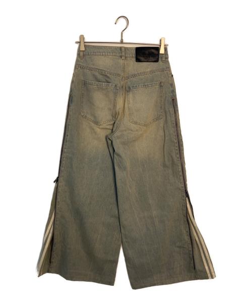 adidas（アディダス）adidas (アディダス) adidas Adilenium Season 3 Zip Washed Denim Pants デニムパンツ スカイブルー サイズ:SIZE W26の古着・服飾アイテム