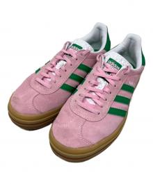 adidas（アディダス）の古着「adidas GAZELLE BOLD スニーカー」｜ピンク×グリーン