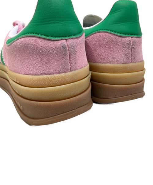 adidas（アディダス）adidas (アディダス) adidas GAZELLE BOLD スニーカー ピンク×グリーン サイズ:24.5cmの古着・服飾アイテム