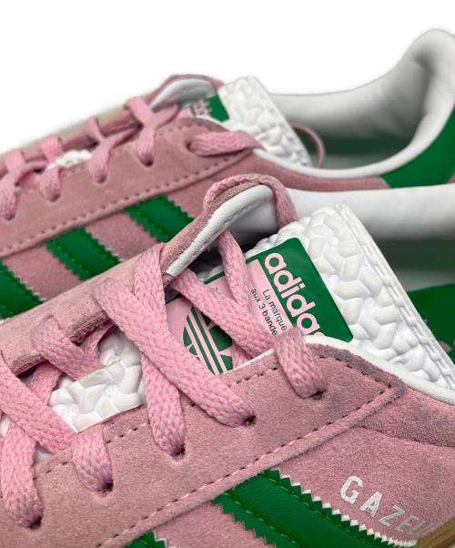 adidas（アディダス）adidas (アディダス) adidas GAZELLE BOLD スニーカー ピンク×グリーン サイズ:24.5cmの古着・服飾アイテム