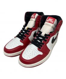 NIKE（ナイキ）の古着「NIKE AIR JORDAN 1 RETRO HIGH OG ハイカットスニーカー」｜ホワイト×レッド