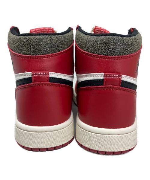 NIKE（ナイキ）NIKE (ナイキ) NIKE AIR JORDAN 1 RETRO HIGH OG ハイカットスニーカー ホワイト×レッド サイズ:26.5㎝の古着・服飾アイテム
