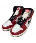 NIKE（ナイキ）の古着「NIKE AIR JORDAN 1 RETRO HIGH OG ハイカットスニーカー」｜ホワイト×レッド