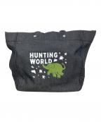 HUNTING WORLDハンティングワールド）の古着「HUNTING WORLD トートバッグ」｜ブラック