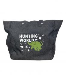HUNTING WORLD（ハンティングワールド）の古着「HUNTING WORLD トートバッグ」｜ブラック