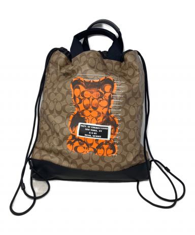 中古・古着通販】COACH (コーチ) COACH シグネチャー ナップサック