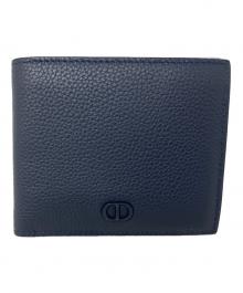 Dior（ディオール）の古着「DIOR 2つ折り財布」｜ネイビー