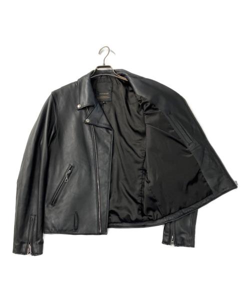 JACKROSE（ジャックローズ）JACKROSE (ジャックローズ) ライダースジャケット ブラック サイズ:SIZE4の古着・服飾アイテム