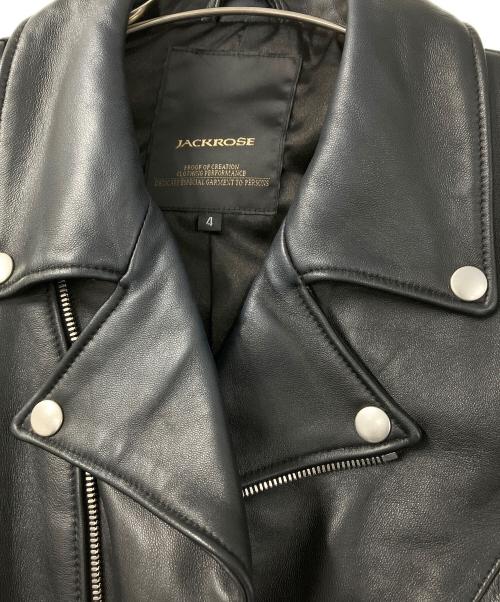 JACKROSE（ジャックローズ）JACKROSE (ジャックローズ) ライダースジャケット ブラック サイズ:SIZE4の古着・服飾アイテム