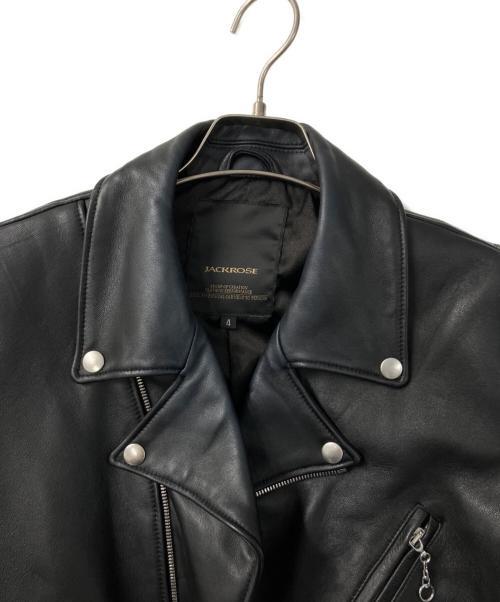 JACKROSE（ジャックローズ）JACKROSE (ジャックローズ) ライダースジャケット ブラック サイズ:SIZE4の古着・服飾アイテム