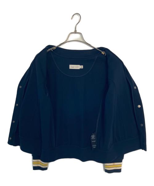 COACH（コーチ）COACH (コーチ) PEANUTS (ピーナッツ) COACH PEANUTS 厚手カーディガン ネイビー サイズ:Sの古着・服飾アイテム