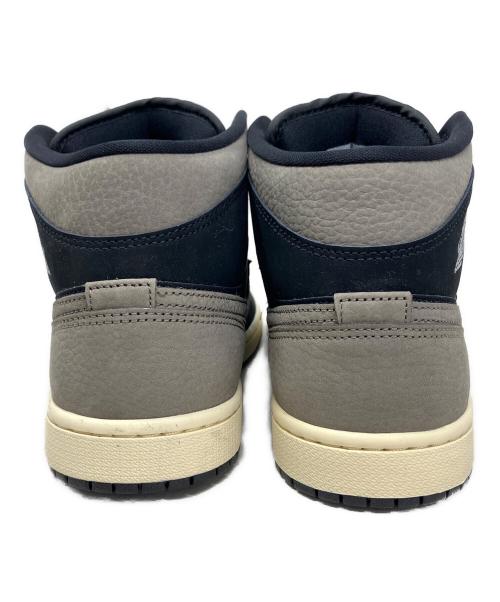 NIKE（ナイキ）NIKE (ナイキ) NIKE AIR JORDAN 1 MID SE ハイカットスニーカー ブラック×グレー サイズ:26.5cmの古着・服飾アイテム