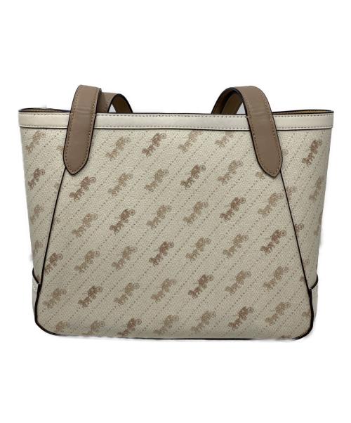 COACH（コーチ）COACH (コーチ) ハンドバッグ ベージュの古着・服飾アイテム