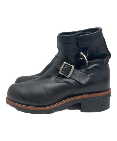 CHIPPEWA（チペワ）CHIPPEWA (チペワ) CHIPPEWA エンジニアブーツ ブラック サイズ:25.5cmの古着・服飾アイテム