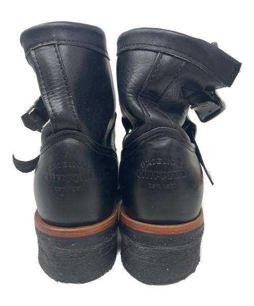 CHIPPEWA（チペワ）CHIPPEWA (チペワ) CHIPPEWA エンジニアブーツ ブラック サイズ:25.5cmの古着・服飾アイテム