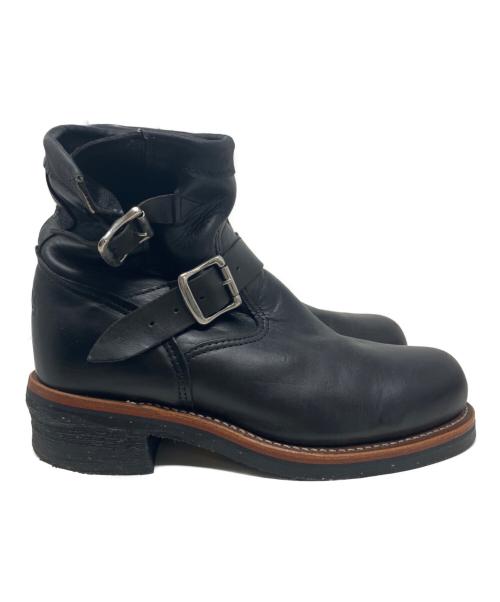 CHIPPEWA（チペワ）CHIPPEWA (チペワ) CHIPPEWA エンジニアブーツ ブラック サイズ:25.5cmの古着・服飾アイテム