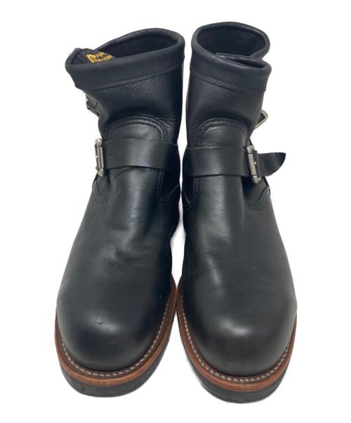 CHIPPEWA（チペワ）CHIPPEWA (チペワ) CHIPPEWA エンジニアブーツ ブラック サイズ:25.5cmの古着・服飾アイテム