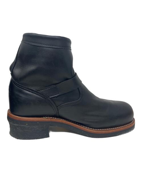 CHIPPEWA（チペワ）CHIPPEWA (チペワ) CHIPPEWA エンジニアブーツ ブラック サイズ:25.5cmの古着・服飾アイテム