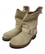 RED WINGレッドウィング）の古着「RED WING エンジニアブーツ」｜ベージュ