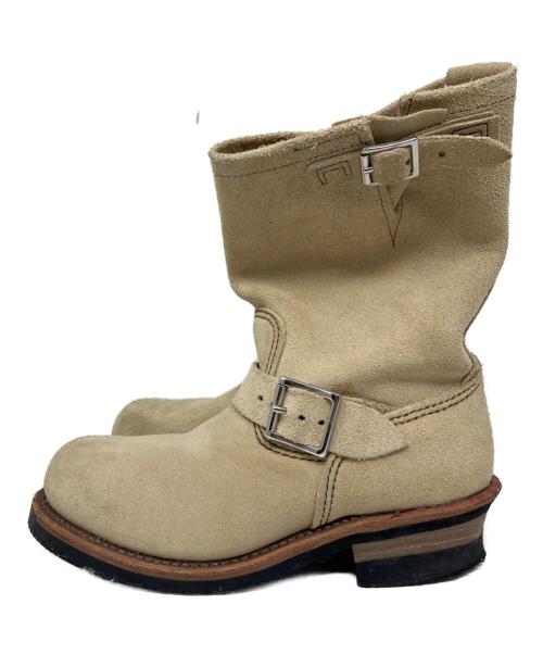 RED WING（レッドウィング）RED WING (レッドウィング) RED WING エンジニアブーツ ベージュ サイズ:25cmの古着・服飾アイテム